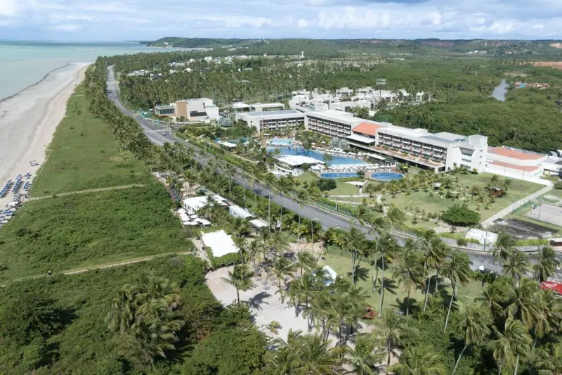 Área externa de Japaratinga Lounge Resort